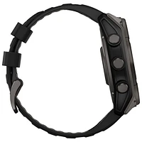 Garmin fēnix 8 51mm Sapphire Solar Bluetooth Multisport Smartwatch - Black/Carbon Grey