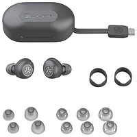 JLab Hear OTC True Wireless Hearing Amplifiers - Graphite