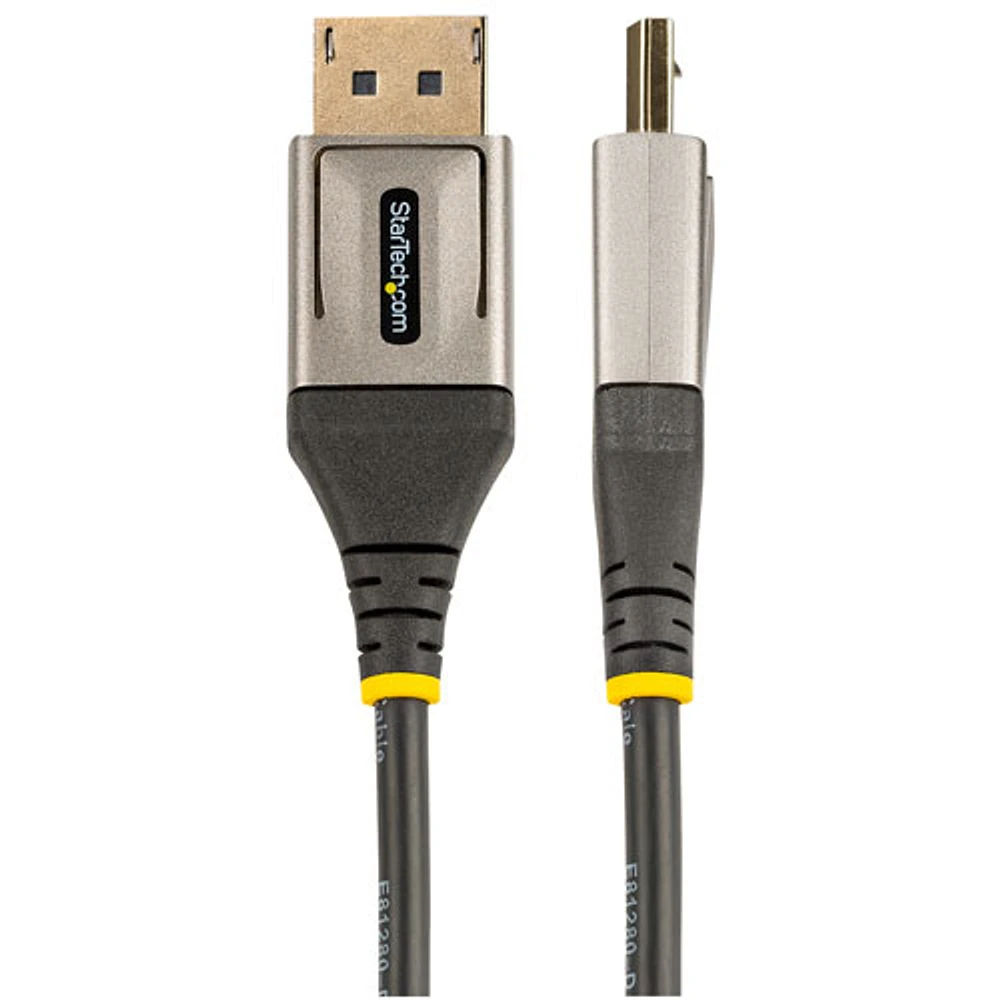 Câble certifié VESA DisplayPort 1.4 de 2 m (6,6 pi) de StarTech (DP14VMM2M) - Gris/Noir