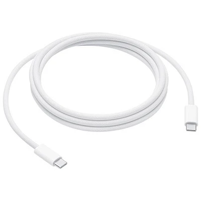 Câble de recharge 240 W USB-C de 2 m (6,5 pi) d'Apple (MYQT3AM/A) - Blanc