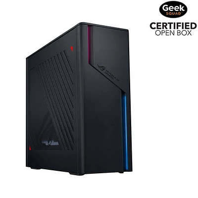 Boîte ouverte - Ordinateur de jeu ROG G22CHR d'ASUS - Gris (Core i7-14700F d'Intel/SSD 2 To/RAM 32 Go/RTX 4070/Windows 11)