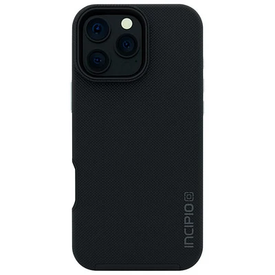 Étui rigide ajusté Dual Pro d'Incipio avec MagSafe pour iPhone 16 Pro Max - Noir
