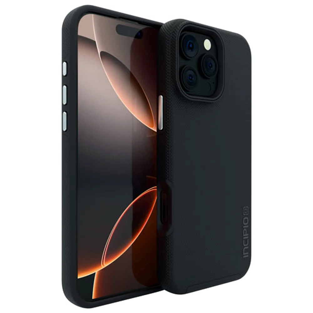 Incipio Dual Pro Fitted Hard Shell Case with MagSafe for iPhone 16 Pro Max - Black