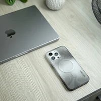 Incase Halo Fitted Hard Shell Case with MagSafe for iPhone 16 Pro - Oil Slick Smoke