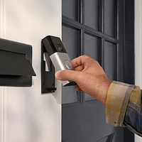 Ring Battery Doorbell with Head-to-Toe HD Video, Live View, Two-Way Talk & Motion Detection - Satin Nickel
