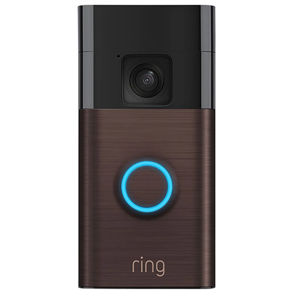 Ring Battery Doorbell with Head-to-Toe HD Video, Live View, Two-Way Talk & Motion Detection - Venetian Bronze