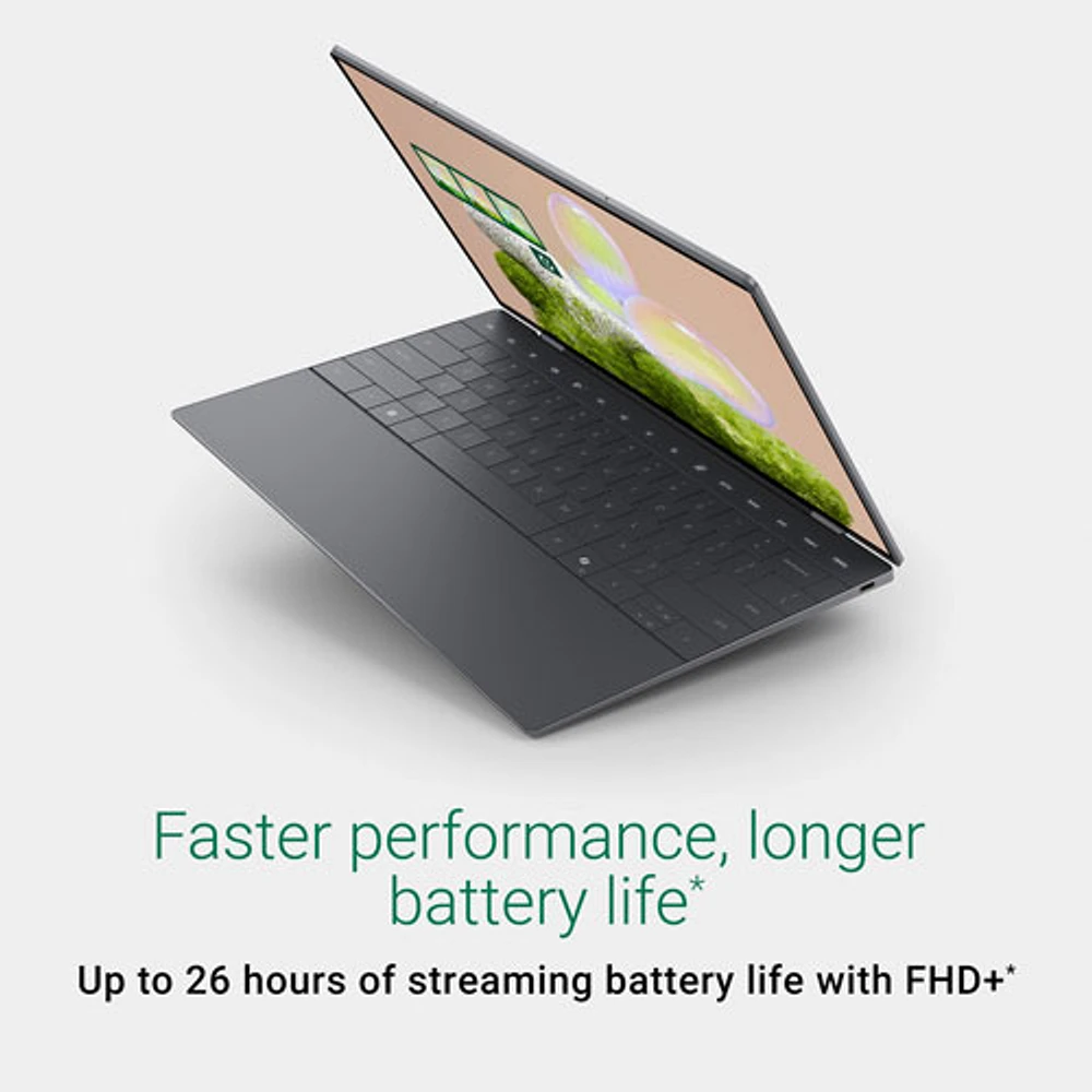 Portable 13,4 po XPS Dell - Graphite (Core Ultra 7 Intel - Série 2/RAM 16 Go/SSD 512 Go)