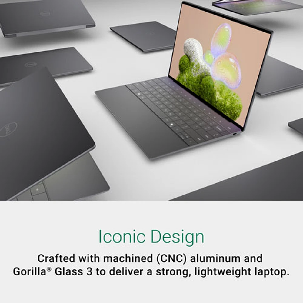 Portable 13,4 po XPS Dell - Graphite (Core Ultra 7 Intel - Série 2/RAM 16 Go/SSD 512 Go)