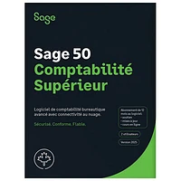Sage 50 Premium Accounting 2025 (PC) - 2 User - 1 Year Subscription