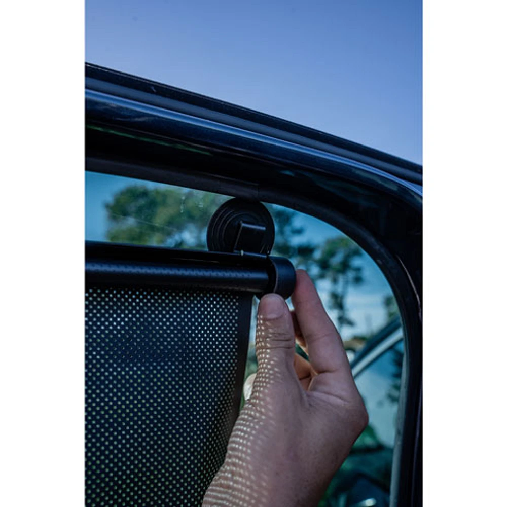 Ezi Sun Rollers Car Sunshades - Black