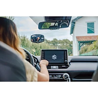 EZI LED Baby Car Seat Mini Mirror - Black - Made from Recycled Plastic