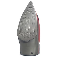 CHI Lava 1700W Retractable Cord Ceramic Soleplate Steam Iron - Black/Red