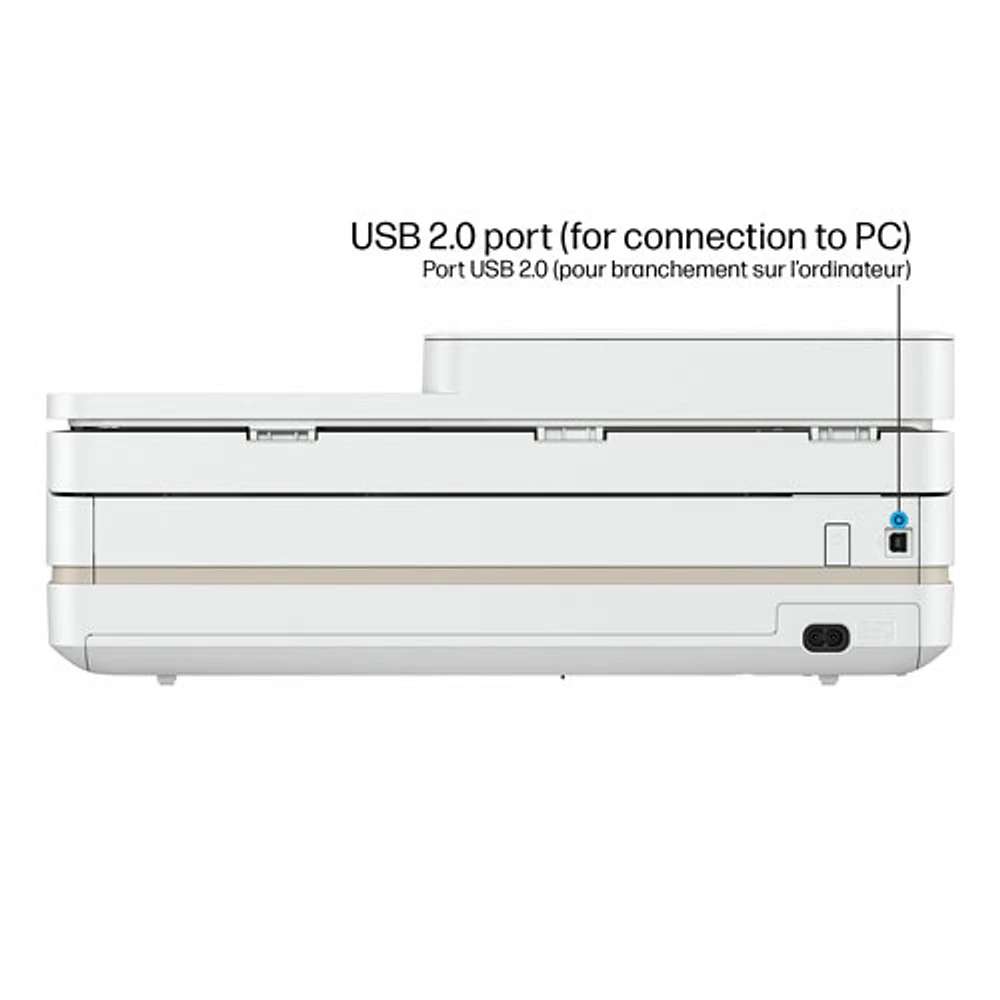 Imprimante à jet d'encre tout-en-un 6555e de HP - Essai de 3 mois de Instant Ink de HP inclus*