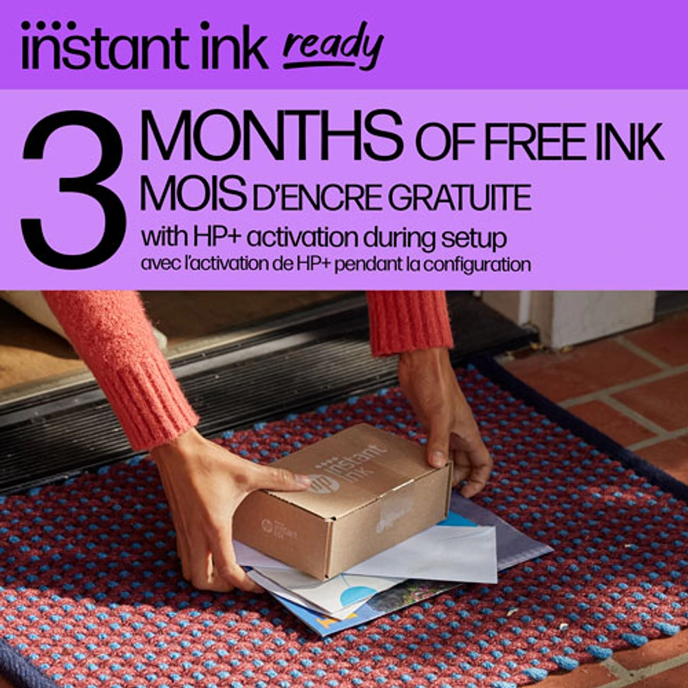 Imprimante à jet d'encre tout-en-un 6555e de HP - Essai de 3 mois de Instant Ink de HP inclus*
