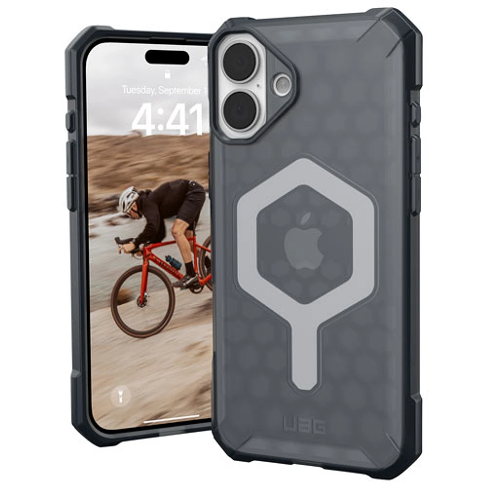 UAG Essential Armor Fitted Hard Shell Case with MagSafe for iPhone 16 Plus - Ash