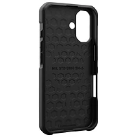 Étui rigide ajusté Metropolis LT d'UAG avec MagSafe pour iPhone 16 - Noir Kevlar