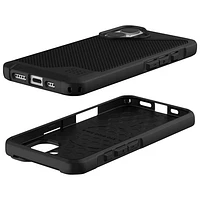 Étui rigide ajusté Metropolis LT d'UAG avec MagSafe pour iPhone 16 - Noir Kevlar