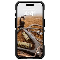 Étui rigide ajusté Metropolis LT d'UAG avec MagSafe pour iPhone 16 - Noir Kevlar