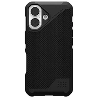 Étui rigide ajusté Metropolis LT d'UAG avec MagSafe pour iPhone 16 - Noir Kevlar