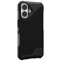 Étui rigide ajusté Metropolis LT d'UAG avec MagSafe pour iPhone 16 - Noir Kevlar