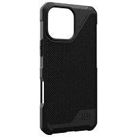 Étui rigide ajusté Metropolis LT d'UAG avec MagSafe pour iPhone 16 Pro Max - Noir Kevlar