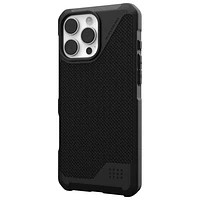 Étui rigide ajusté Metropolis LT d'UAG avec MagSafe pour iPhone 16 Pro Max - Noir Kevlar
