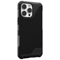 Étui rigide ajusté Metropolis LT d'UAG avec MagSafe pour iPhone 16 Pro Max - Noir Kevlar