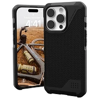 Étui rigide ajusté Metropolis LT Urban pour iPhone 16 Pro - Noir Kevlar