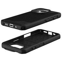 Étui rigide ajusté Metropolis LT Urban pour iPhone 16 Pro - Noir Kevlar