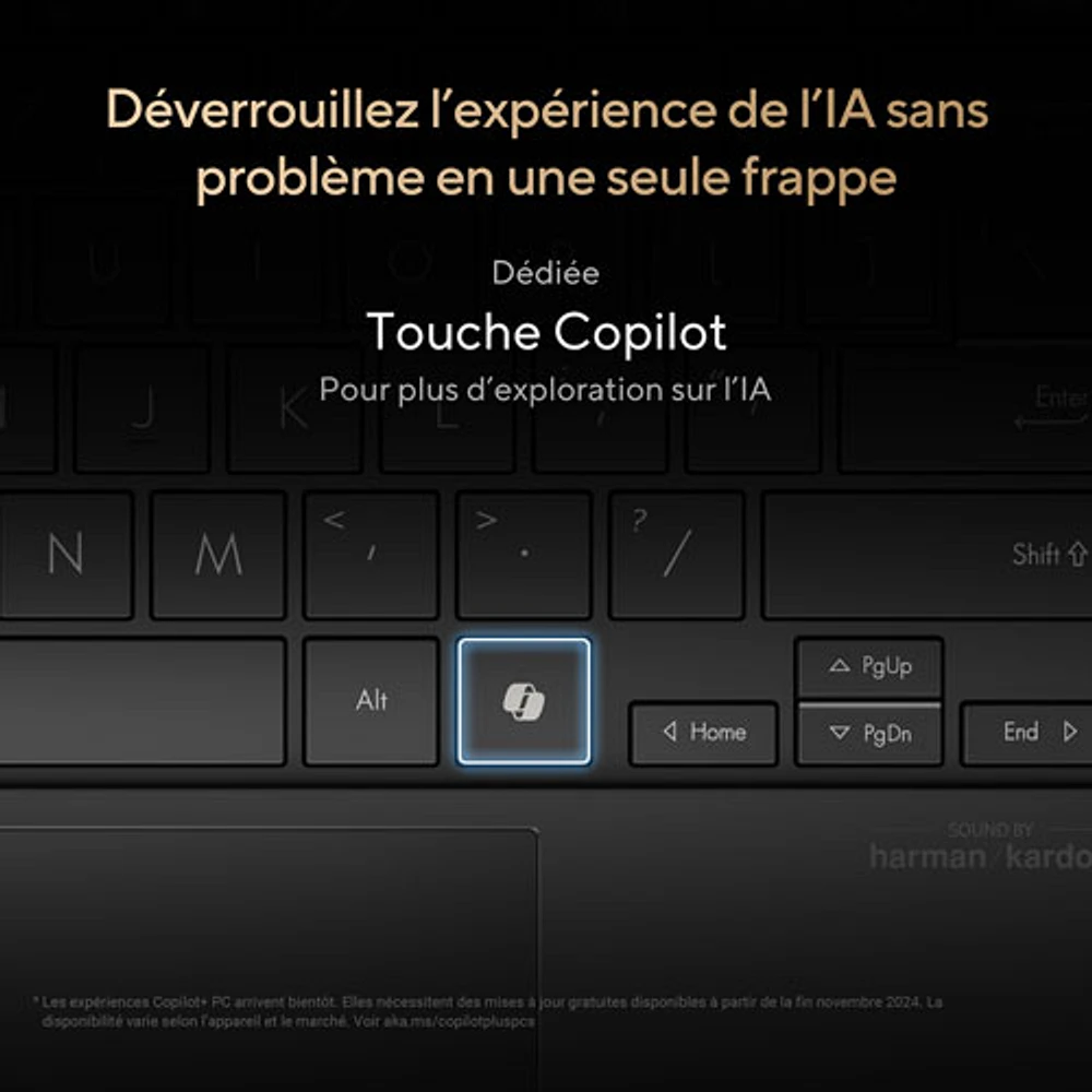 Portable de 14 po Vivobook S d'ASUS - Noir neutre/Aluminium (Ryzen AI 9 365 d'AMD/RAM 24 Go/SSD 512 Go/Windows 11)