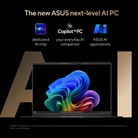Portable de 14 po Vivobook S d'ASUS - Noir neutre/Aluminium (Ryzen AI 9 365 d'AMD/RAM 24 Go/SSD 512 Go/Windows 11)