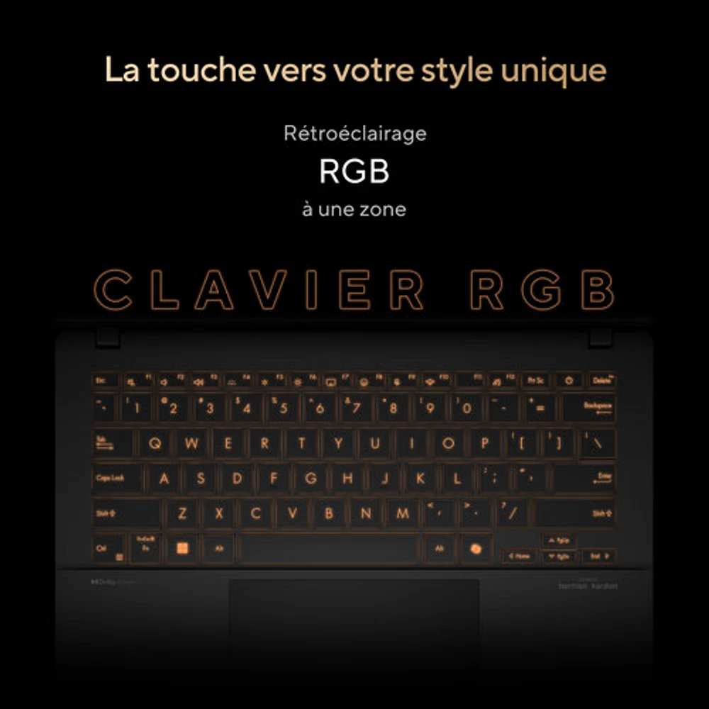 Portable de 14 po Vivobook S d'ASUS - Noir neutre/Aluminium (Ryzen AI 9 365 d'AMD/RAM 24 Go/SSD 512 Go/Windows 11)