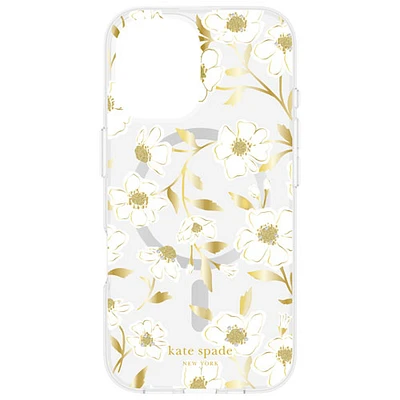 kate spade new york Hard Plastic Case with MagSafe for iPhone 16 - Sunshine Floral
