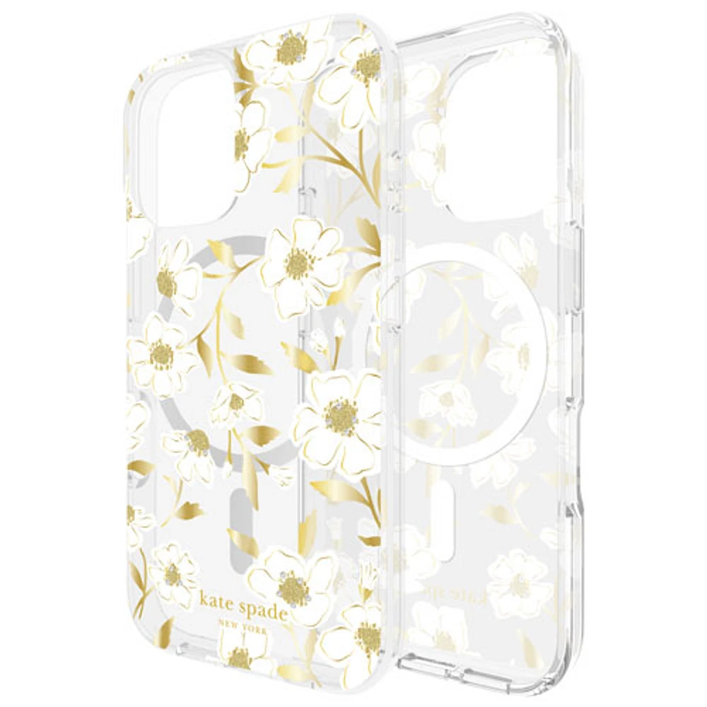 Étui rigide de Kate Spade New York avec MagSafe pour iPhone 16 - Floral ensoleillé
