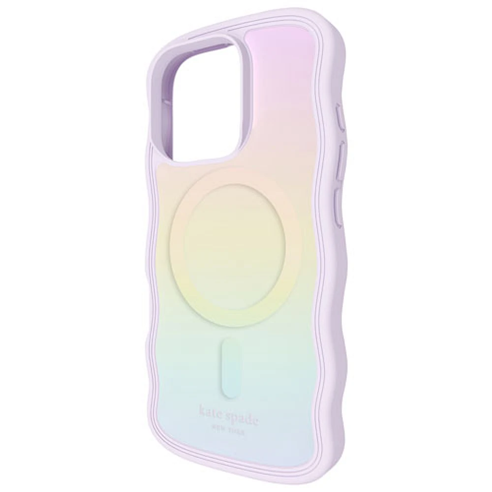 Étui Wavy Opal de Kate Spade New York avec MagSafe pour iPhone 16 Pro Max - Opale iridescente