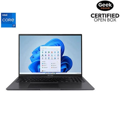 Open Box - ASUS Vivobook 16" Laptop - Indie Black (Intel Core i7-1355U/16GB RAM/1TB SSD/Win 11) - En