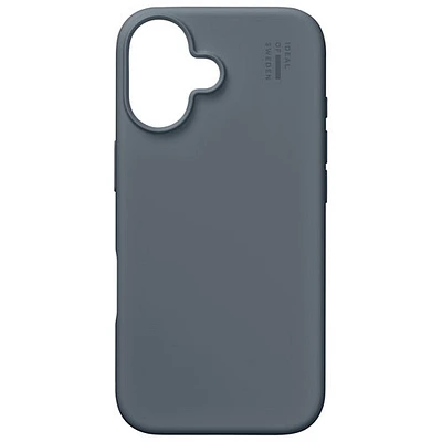Ideal Of Sweden Silicone Fitted Soft Shell Case with MagSafe for iPhone 16 - Midnight Blue