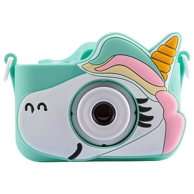 Appareil photo numérique à zoom optique 4x 3 Mpx Kidstech Kidzcam de Vivitar - Sarcelle - Exclusivité Best Buy