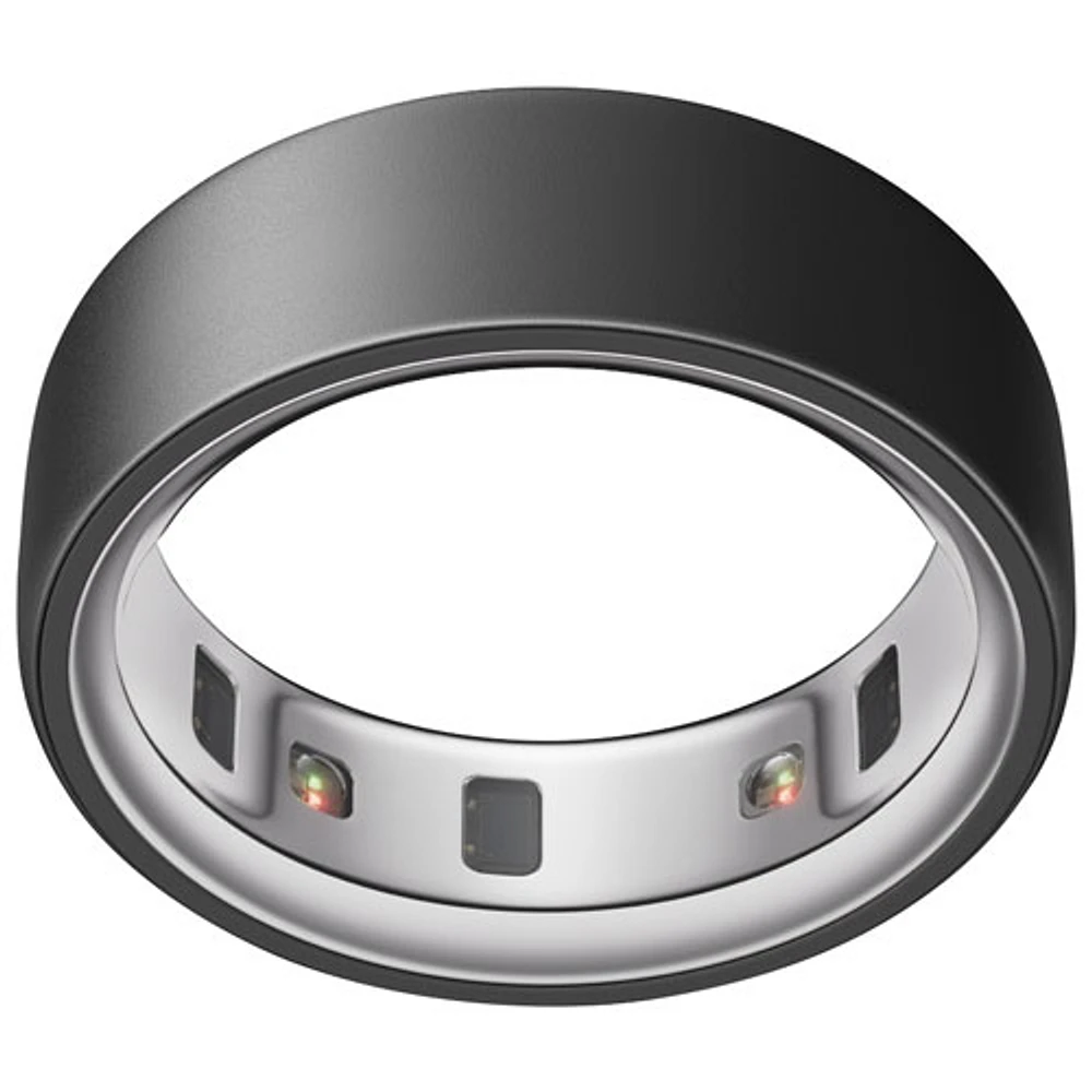 Anneau intelligent de sommeil et de mise en forme Ring 4 d'Oura - Noir mat Stealth - Taille 5