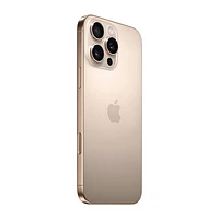 iPhone 16 Pro Max de 256 Go d'Apple avec Virgin Plus - Titane sable - Financement mensuel