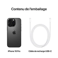 Koodo Apple iPhone 16 Pro 1TB - Black Titanium - Monthly Tab Payment