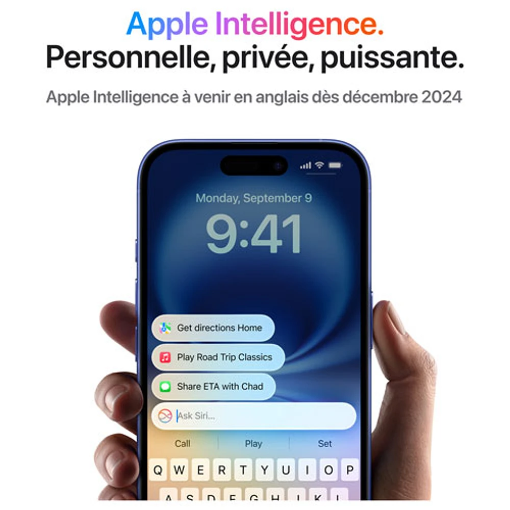 iPhone 16 de Go d'Apple offert par TELUS - Noir