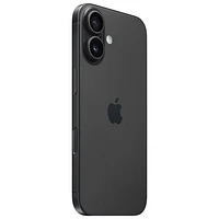 Fido Apple iPhone 16 256GB - Black - Monthly Financing