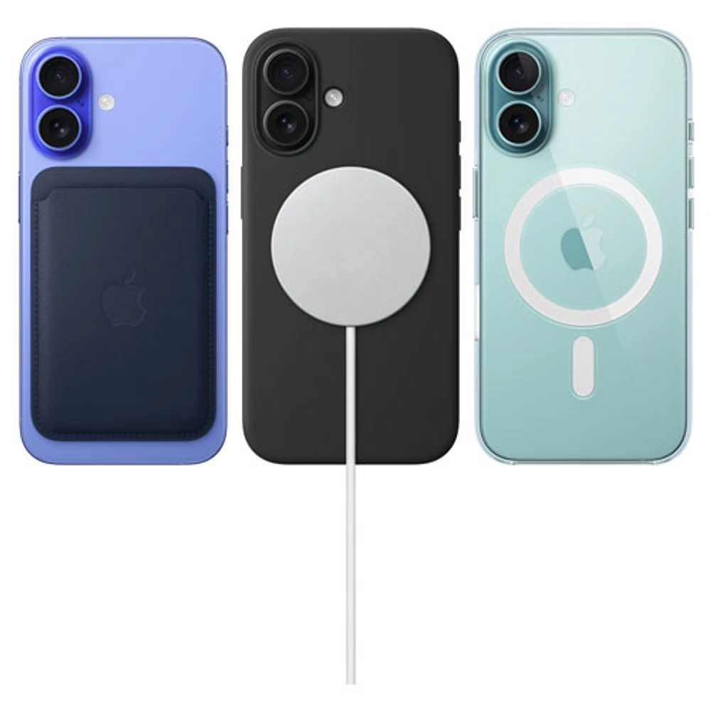 iPhone 16 de 128 Go d'Apple avec Fido - Bleu outremer - Financement mensuel
