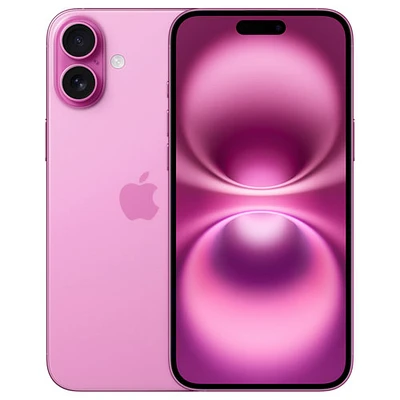 TELUS Apple iPhone 16 Plus 256GB - Pink - Monthly Financing