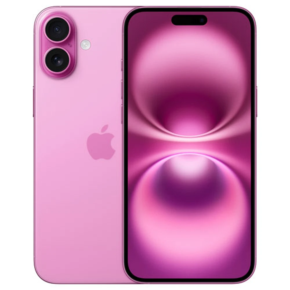 Freedom Mobile Apple iPhone 16 Plus 256GB - Pink - Monthly Tab Payment