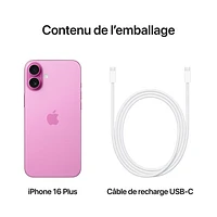 Freedom Mobile Apple iPhone 16 Plus 256GB - Pink - Monthly Tab Payment