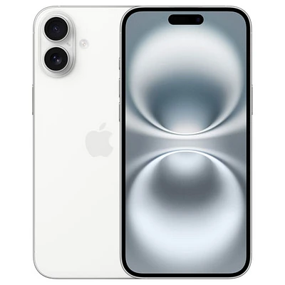 iPhone 16 Plus de 256 Go d'Apple avec Freedom Mobile - Blanc - Paiement Balance mensuel