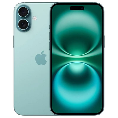 Fido Apple iPhone 16 Plus 128GB - Teal - Monthly Financing