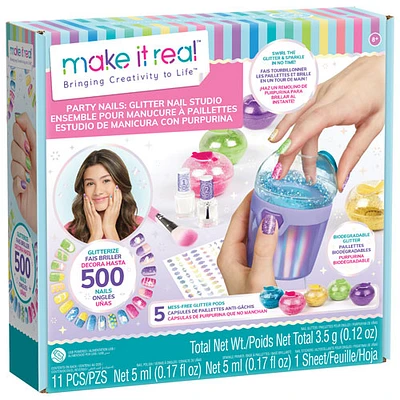 Ensemble pour manucure à paillettes de Make It Real